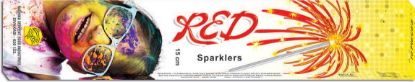 15 cm Red Sparklers  Sivakasi Crackers